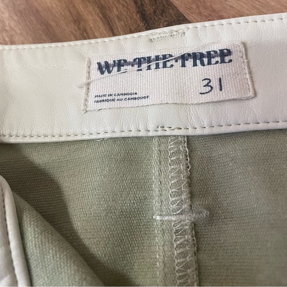 Free People Asymmetric Wynne Vegan Leather Skirt Sz 31 - Picture 5 of 8